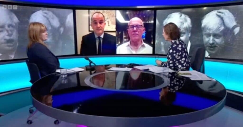 Kirsty Wark interviews John Caudwell on BBC Newsnight