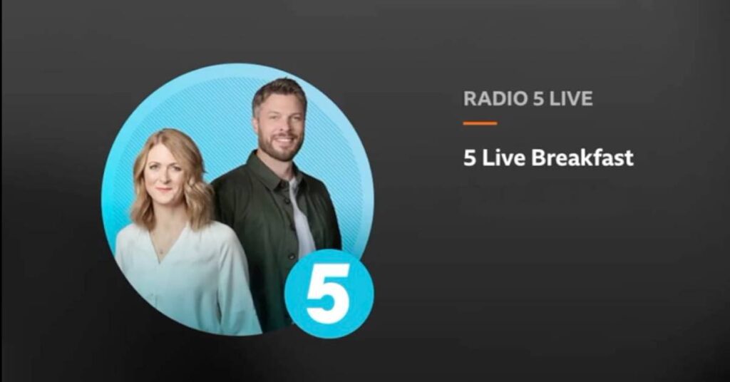 Rachel Burden interviews John Caudwell on BBC 5 Live