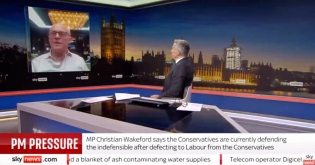 Dermot Murnaghan interviews John Caudwell on Sky News