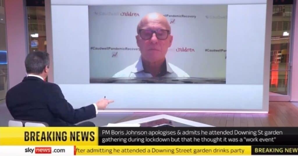 Niall Paterson interviews John Caudwell on Sky News
