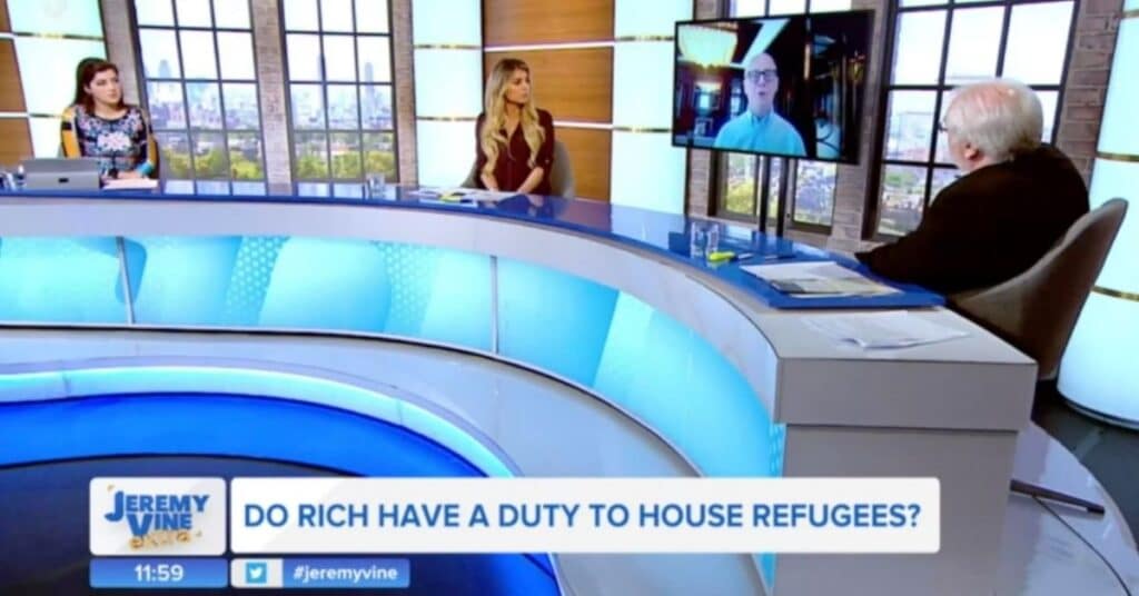 Storm Huntley interviews John Caudwell on The Jeremy Vine Show on Channel 5