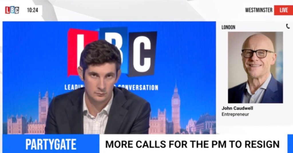 Tom Swarbrick interviews John Caudwell on LBC