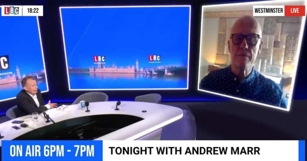 Andrew Marr interviews John Caudwell on LBC