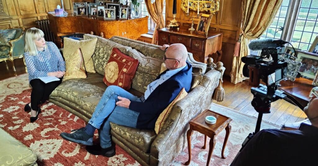 Liz Copper interviews John Caudwell for BBC Midlands