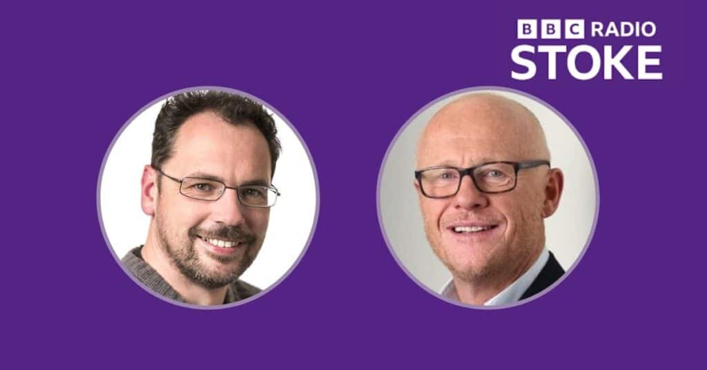 Stuart George interviews John Caudwell on BBC Radio Stoke