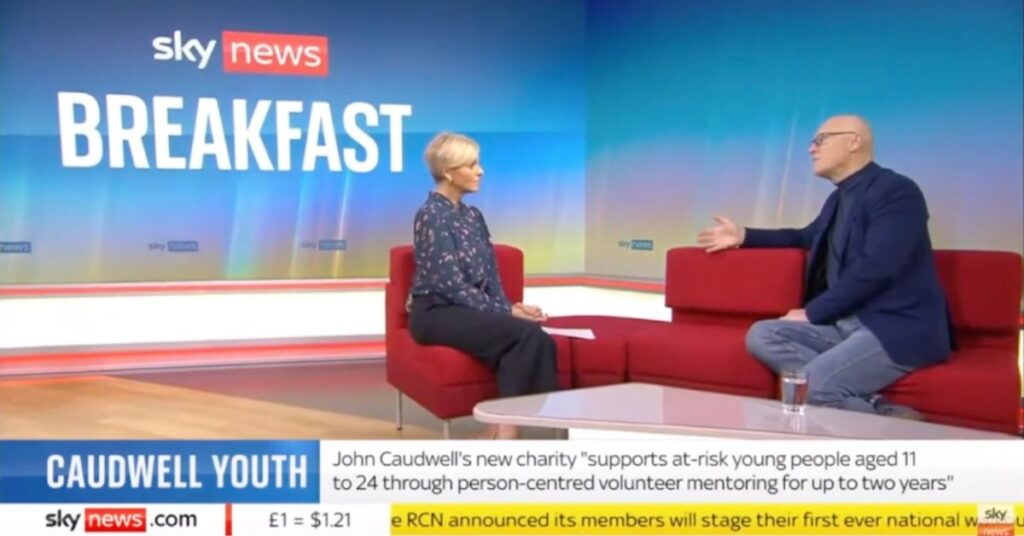 Anna Jones interviews John Caudwell on Sky News